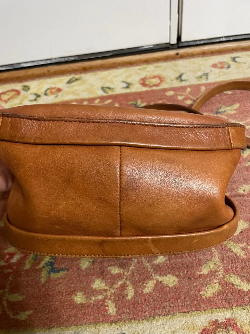 Madewell The Sydney Classic Tan Leather Crossbody Bag
